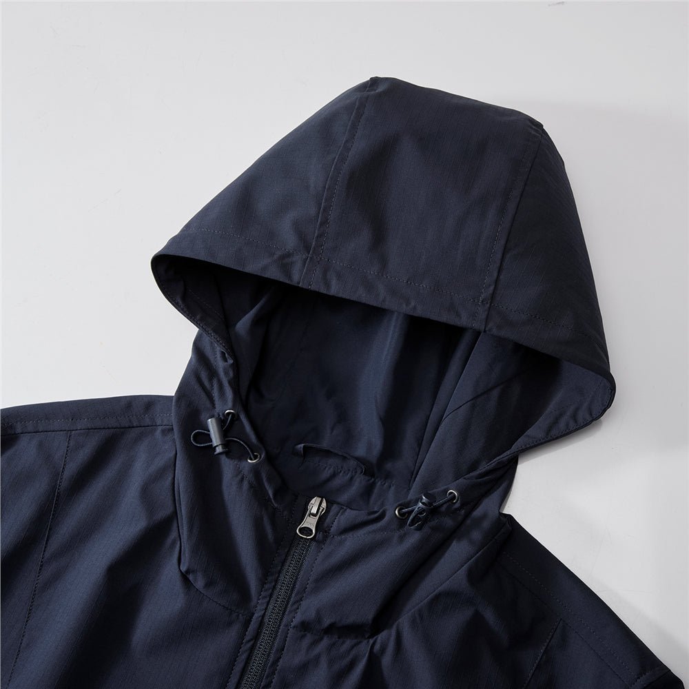 Giordano Men’s Regular Fit Full - Zip Hooded Polyester Jacket - first_variant_option_2 Premium Jackets for Giordano