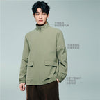 Giordano Men’s Regular Fit Full - Zip Long Sleeve Polyester Jacket - first_variant_option_2 Premium Jackets for Giordano