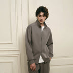 Giordano Men’s Regular Fit Interlock Full - Zip Long Sleeve Jacket - first_variant_option_2 Premium Jackets for Giordano