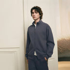 Giordano Men’s Regular Fit Interlock Full - Zip Long Sleeve Jacket - first_variant_option_2 Premium Jackets for Giordano