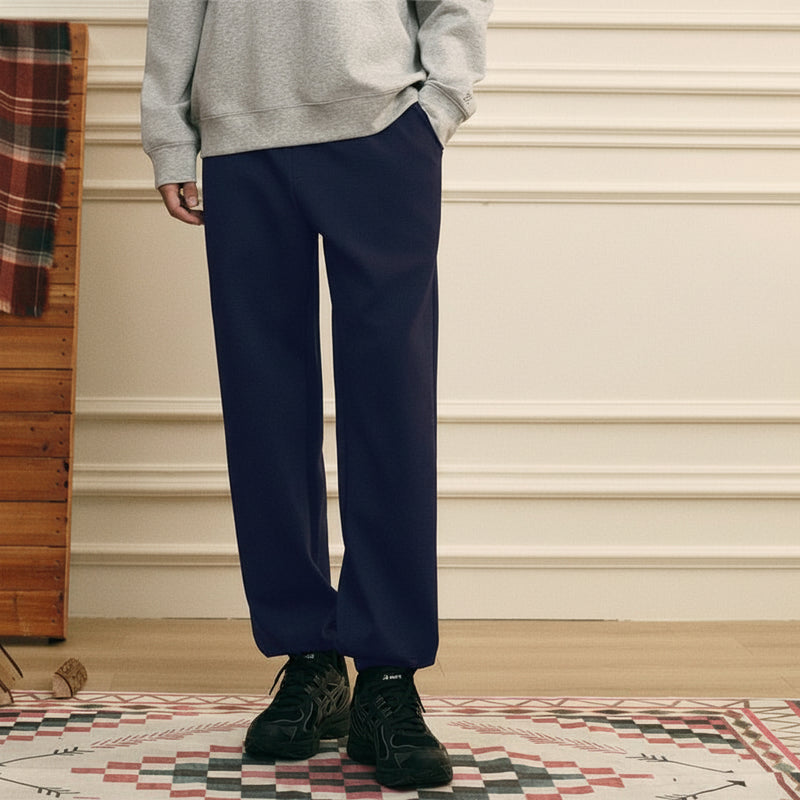 Giordano Men’s Regular Fit Interlock Jogger with Elastic Waist - first_variant_option_2 Premium Joggers for Giordano