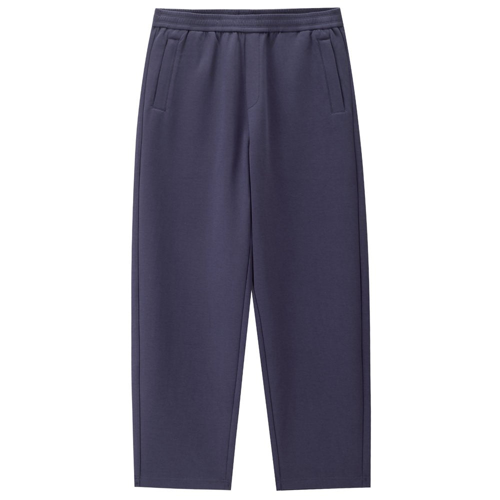 Giordano Men's Regular Fit Interlock Jogger with Elastic Waist | Blue