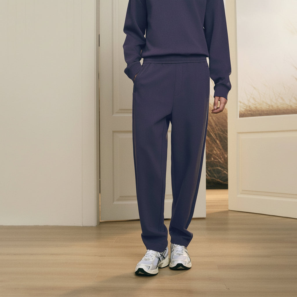 Giordano Men’s Regular Fit Interlock Jogger with Elastic Waist - first_variant_option_2 Premium Joggers for Giordano