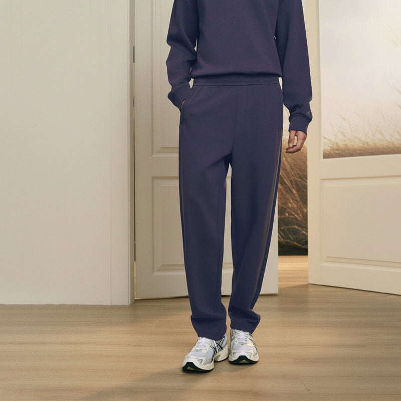 Giordano Men’s Regular Fit Interlock Jogger with Elastic Waist - first_variant_option_2 Premium Joggers for Giordano