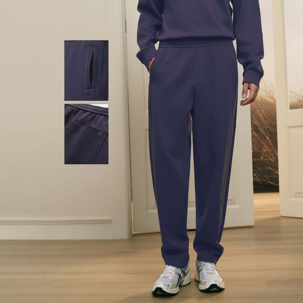 Giordano Men’s Regular Fit Interlock Jogger with Elastic Waist - first_variant_option_2 Premium Joggers for Giordano