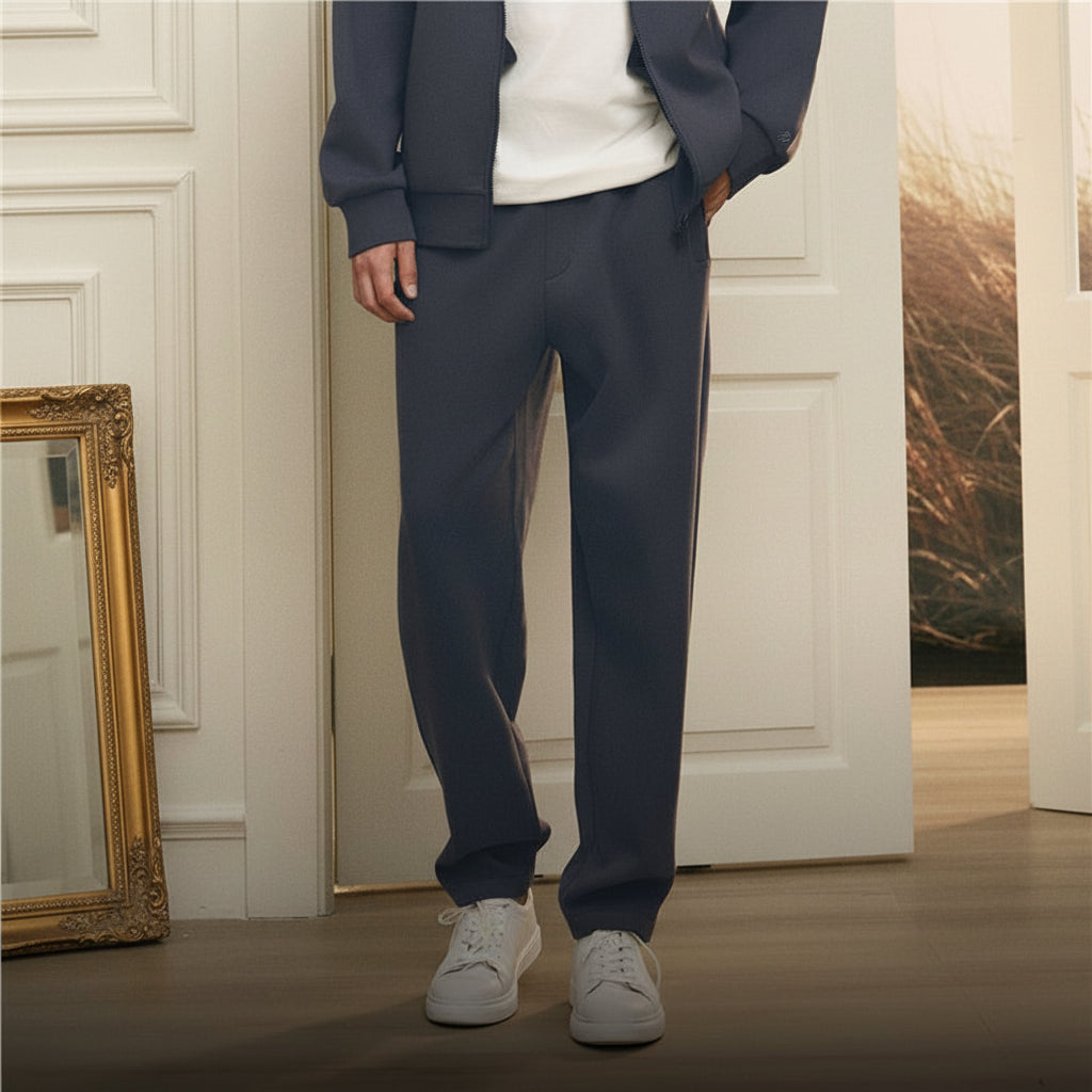 Giordano Men’s Regular Fit Interlock Jogger with Elastic Waist - first_variant_option_2 Premium Joggers for Giordano