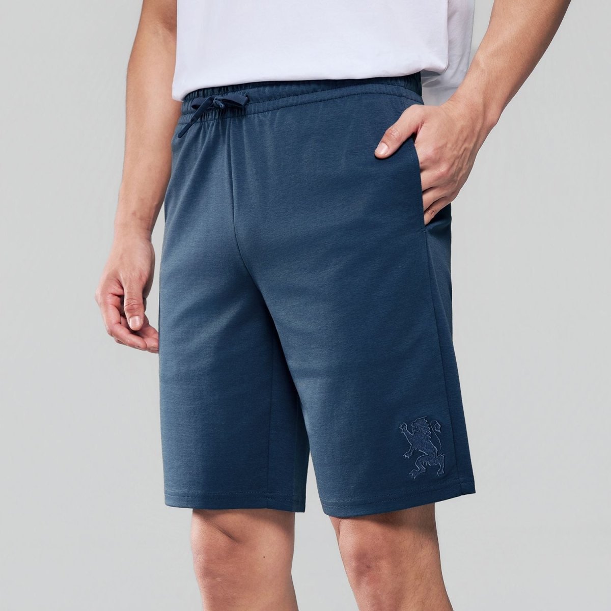 Giordano Men's Regular Fit Interlock Knit Shorts - first_variant_option_2 Premium Shorts for Giordano