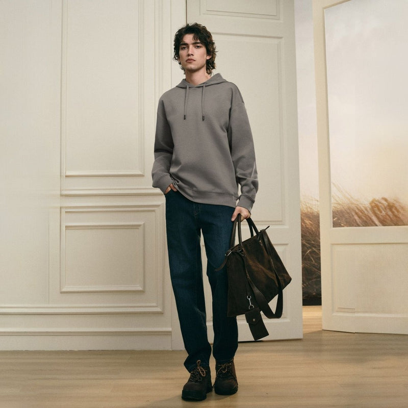 Giordano Men’s Regular Fit Lyocell Cotton Hoodie - first_variant_option_2 Premium Tee for Giordano