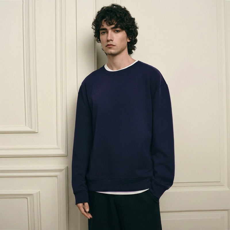 Giordano Men’s Regular Fit Lyocell Cotton Sweatshirt - first_variant_option_2 Premium Tee for Giordano