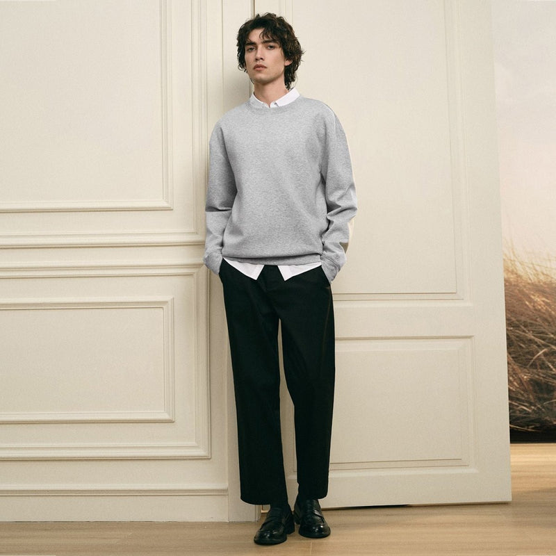 Giordano Men’s Regular Fit Lyocell Cotton Sweatshirt - first_variant_option_2 Premium Tee for Giordano