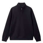 Giordano Men’s Regular Fit Lyocell Half-Zip Sweatshirt - Premium Tee