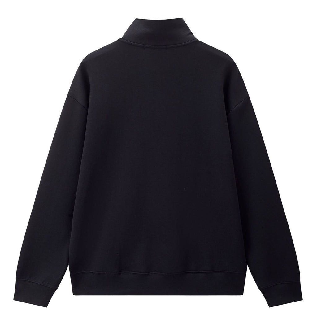 Giordano Men’s Regular Fit Lyocell Half-Zip Sweatshirt - Premium Tee