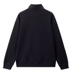Giordano Men’s Regular Fit Lyocell Half-Zip Sweatshirt - Premium Tee