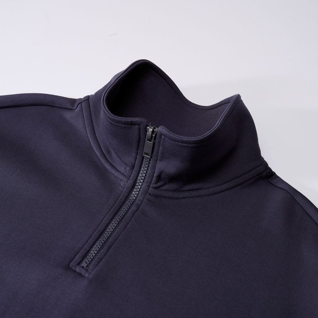 Giordano Men’s Regular Fit Lyocell Half - Zip Sweatshirt - first_variant_option_2 Premium Tee for Giordano