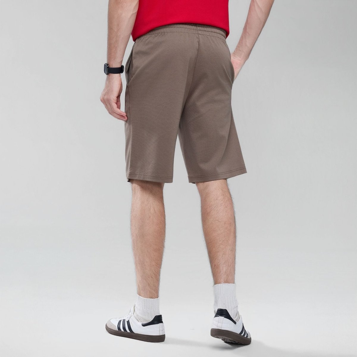 Giordano Men's Regular Fit Mid-Rise Everyday Comfortable Shorts - Premium Shorts