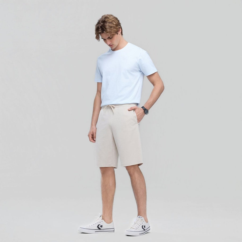 Giordano Men's Regular Fit Mid-Rise Everyday Comfortable Shorts - Premium Shorts