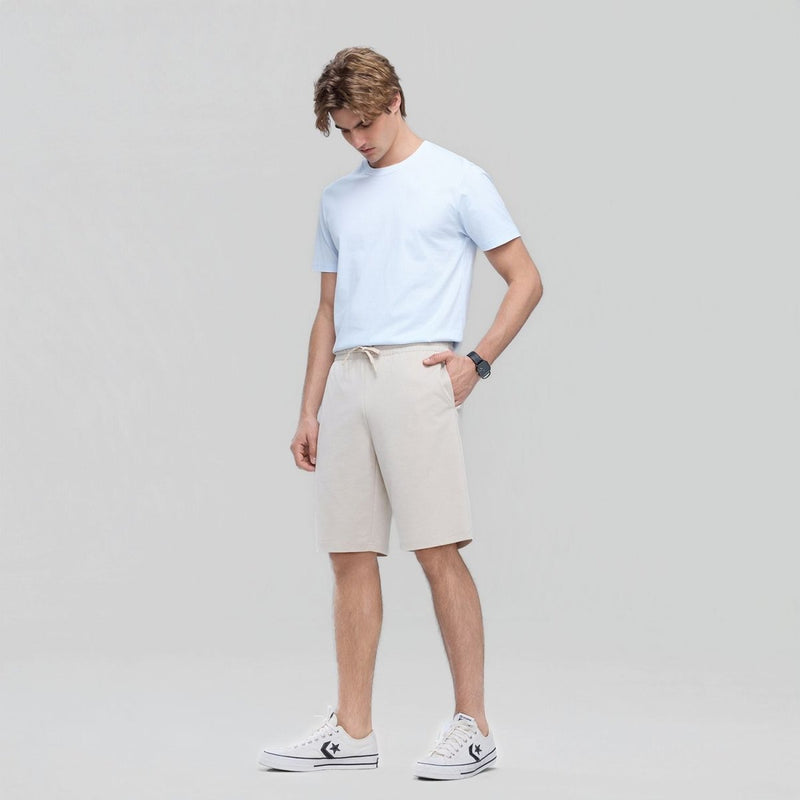 Giordano Men's Regular Fit Mid-Rise Everyday Comfortable Shorts - Premium Shorts