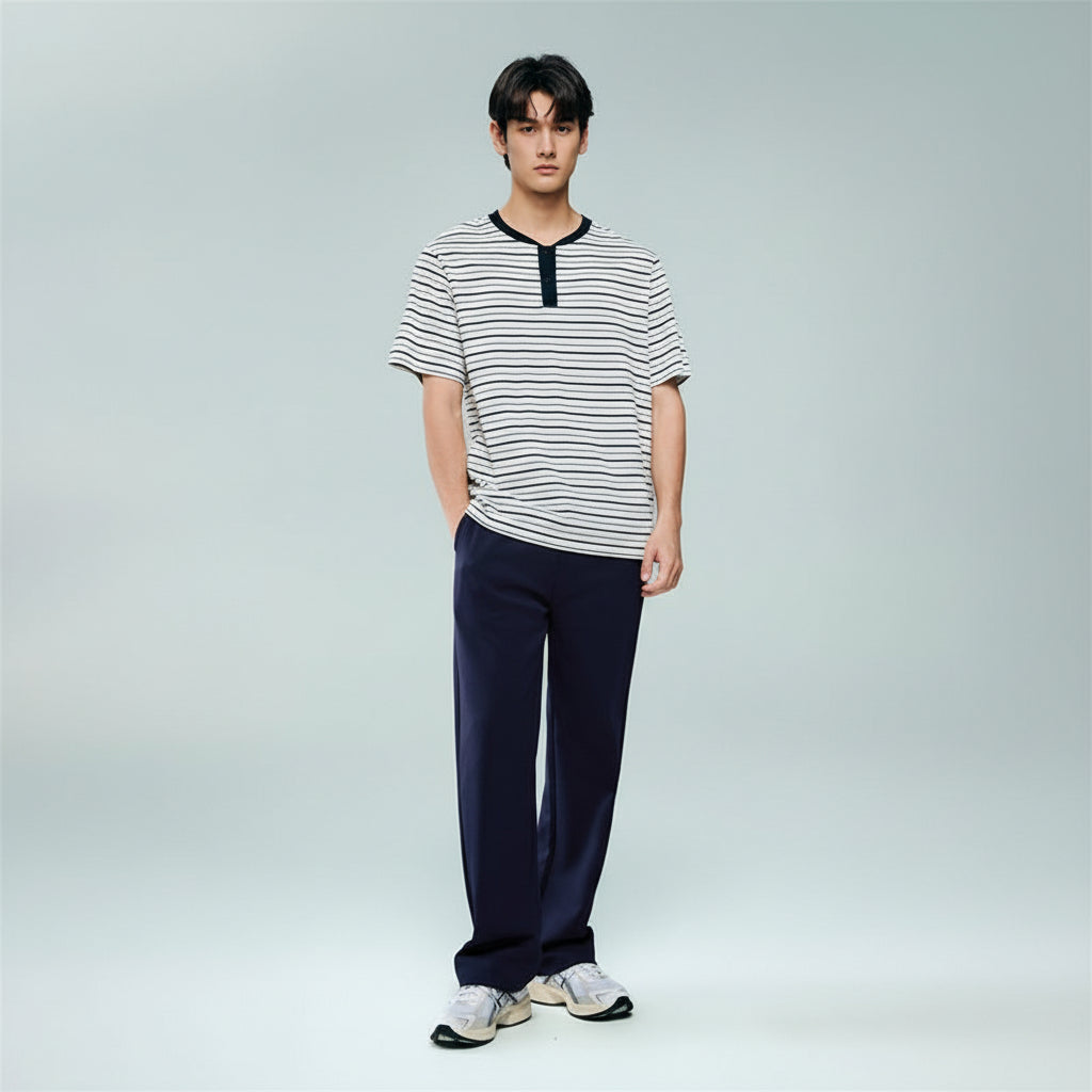 Giordano Men's Regular Fit Mid - Rise Pants | Online Exclusive - first_variant_option_2 Premium Pants for Giordano