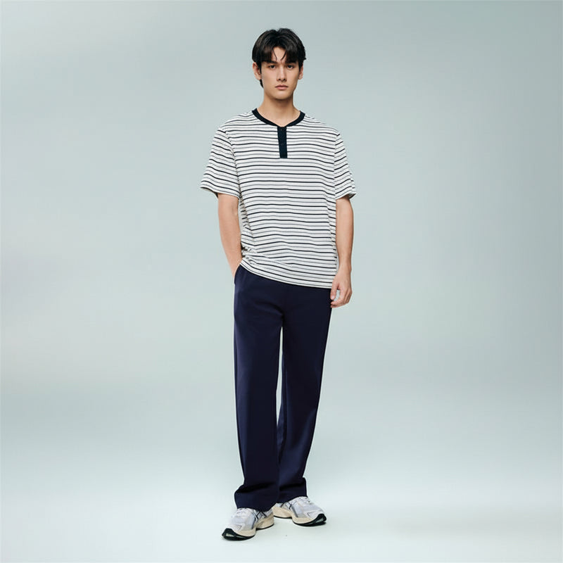 Giordano Men's Regular Fit Mid - Rise Pants | Online Exclusive - first_variant_option_2 Premium Pants for Giordano
