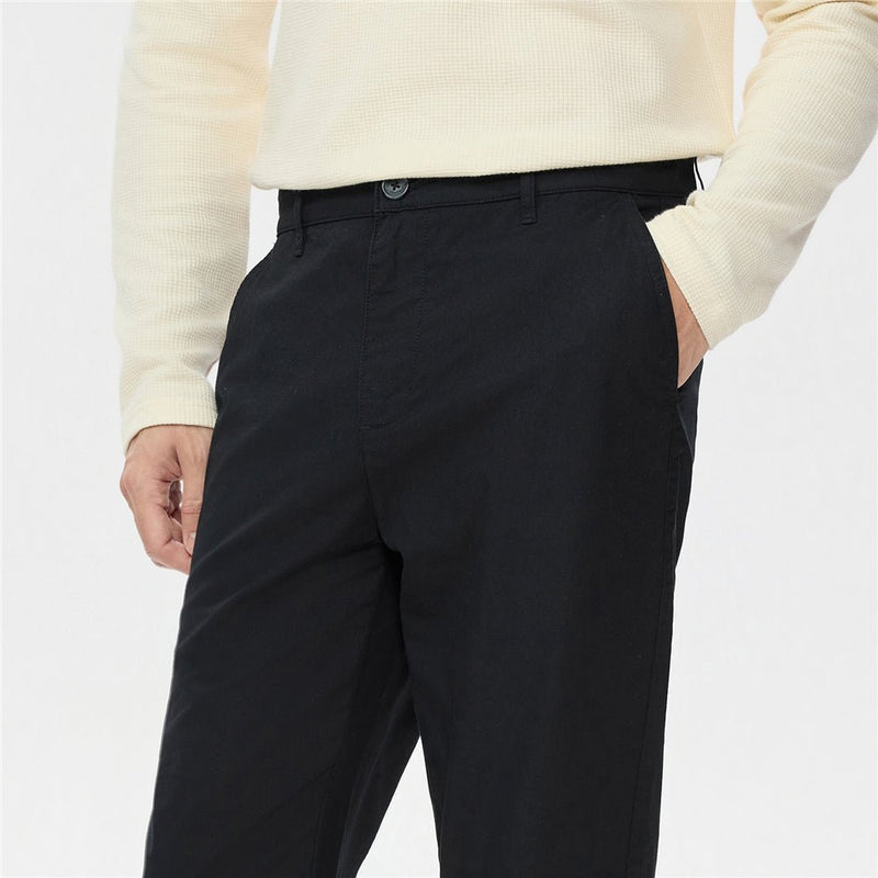 Giordano Men’s Regular Fit Stretch Twill Pants with Mid Rise - first_variant_option_2 Premium Pants for Giordano