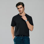 Giordano Men’s Regular Fit Stretch Waffle Tee - first_variant_option_2 Premium Tee for Giordano