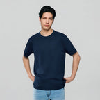 Giordano Men’s Regular Fit Stretch Waffle Tee - first_variant_option_2 Premium Tee for Giordano