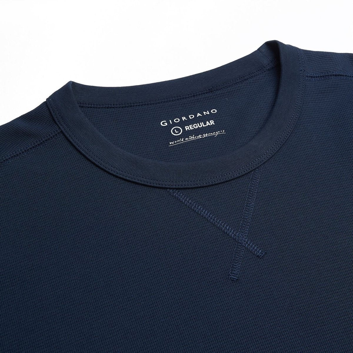 Giordano Men’s Regular Fit Stretch Waffle Tee - first_variant_option_2 Premium Tee for Giordano