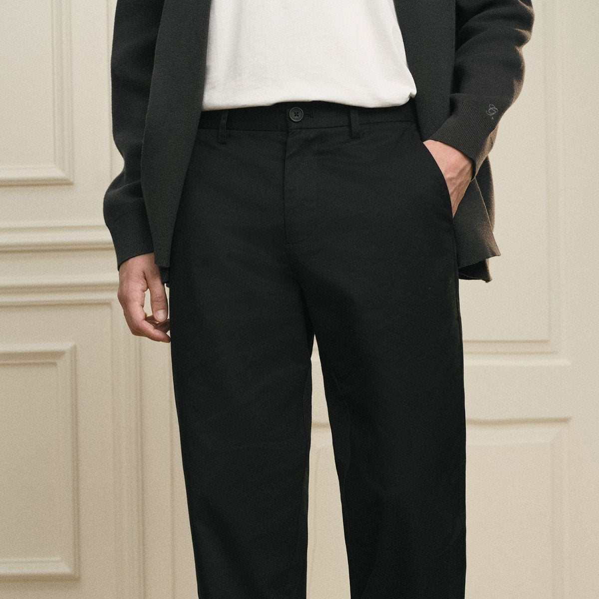 Giordano Men’s Regular Fit Tencel Cotton Pants - first_variant_option_2 Premium Pants for Giordano