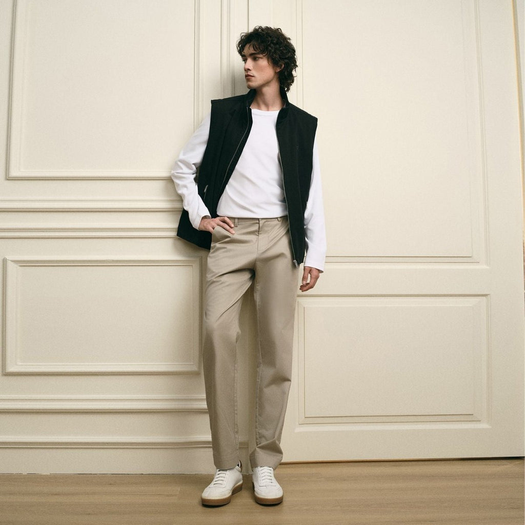 Giordano Men’s Regular Fit Tencel Cotton Pants - first_variant_option_2 Premium Pants for Giordano