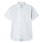 Giordano Men’s Regular Fit Wrinkle-Free Short Sleeve Oxford Shirt - Premium Shirts