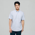 Giordano Men’s Regular Fit Wrinkle-Free Short Sleeve Oxford Shirt - Premium Shirts