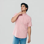 Giordano Men’s Regular Fit Wrinkle-Free Short Sleeve Oxford Shirt - Premium Shirts