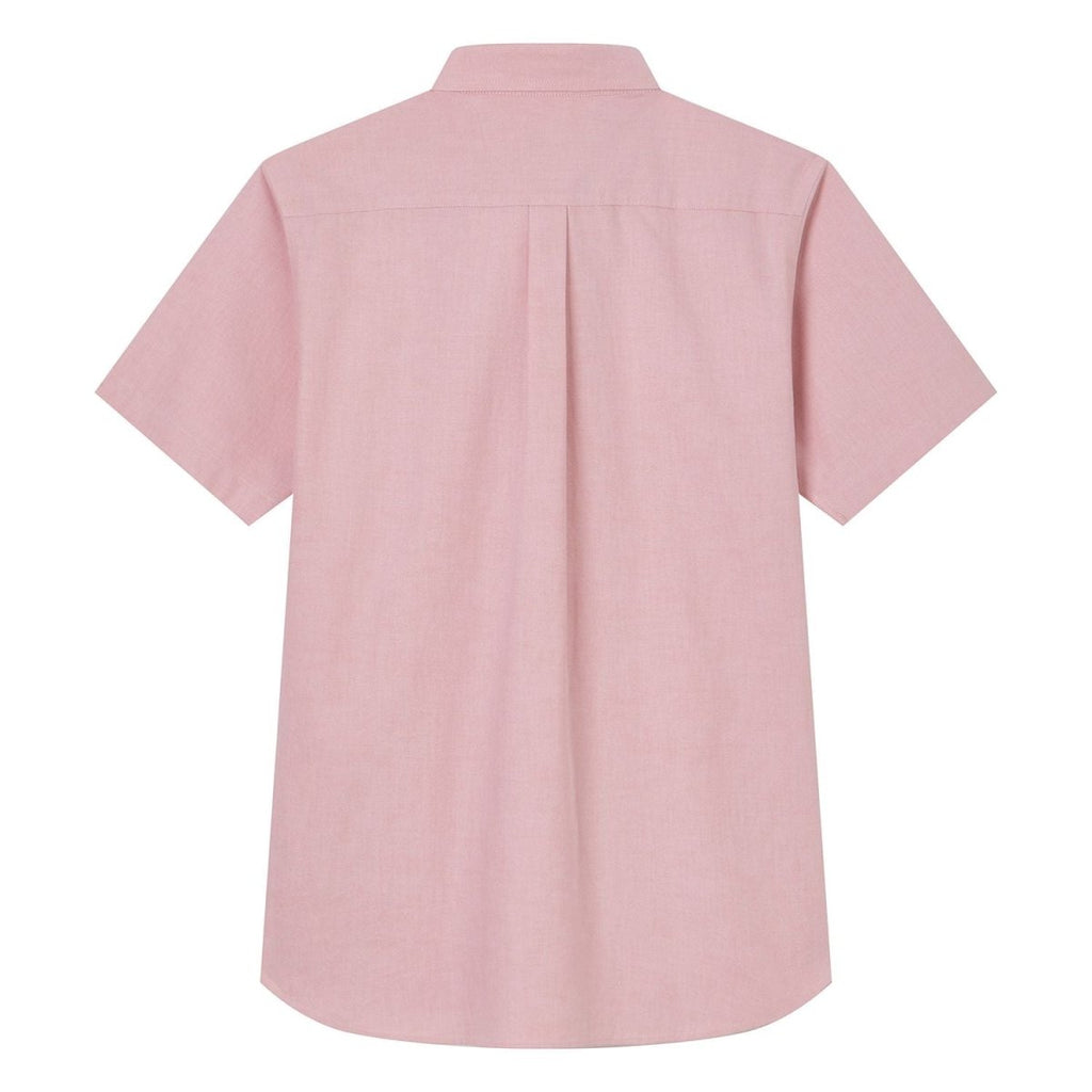 Giordano Men’s Regular Fit Wrinkle-Free Short Sleeve Oxford Shirt - Premium Shirts