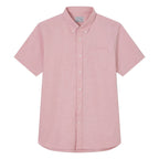 Giordano Men’s Regular Fit Wrinkle-Free Short Sleeve Oxford Shirt - Premium Shirts