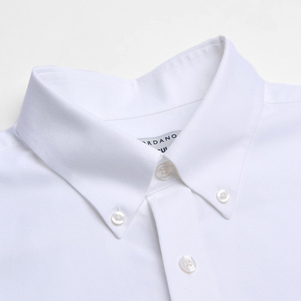 Giordano Men's Regular Fit Wrinkle-Free Short Sleeve Oxford Shirt - Premium Shirts
