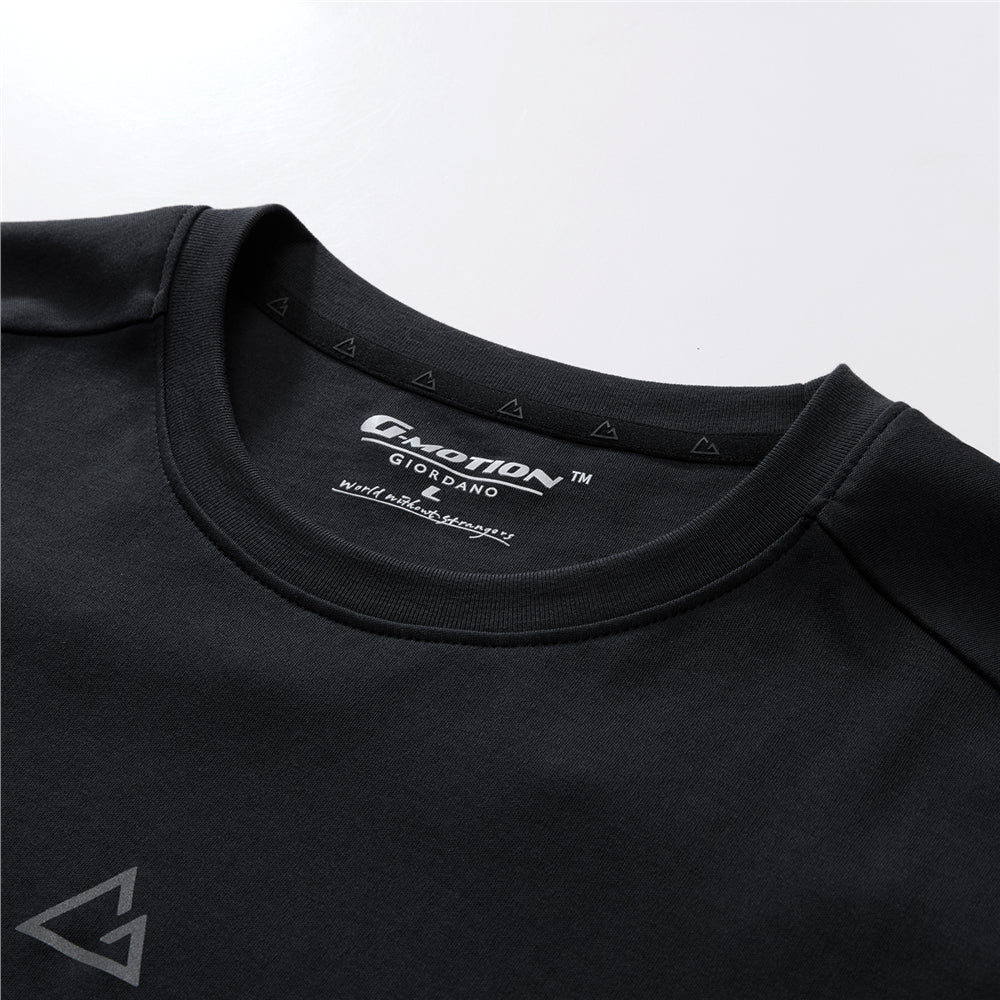 Giordano Men's Regular G - Motion Cotton Crew Tee - first_variant_option_2 Premium Tee for Giordano