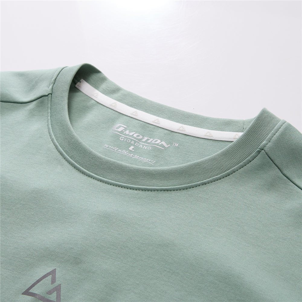 Giordano Men's Regular G - Motion Cotton Crew Tee - first_variant_option_2 Premium Tee for Giordano