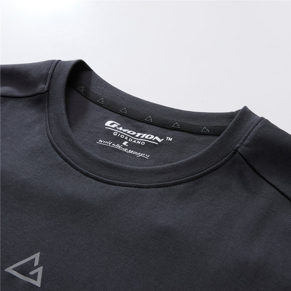 Giordano Men's Regular G - Motion Cotton Crew Tee - first_variant_option_2 Premium Tee for Giordano
