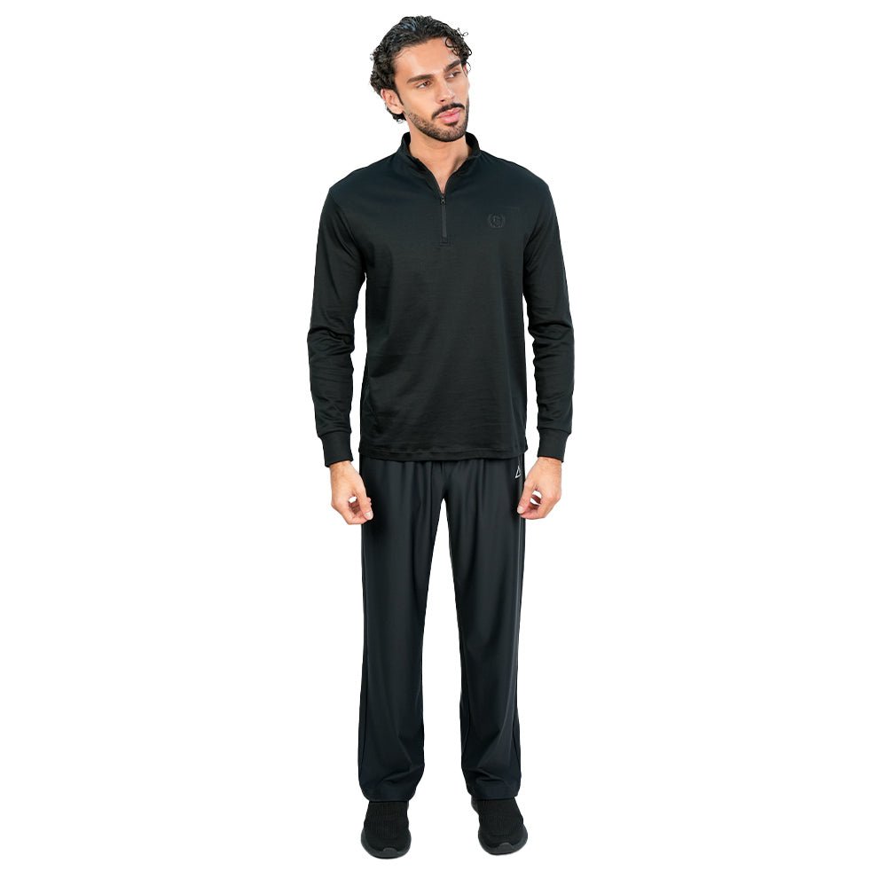 Giordano Men's Regular Liquid Touch Half - Zip Tee - first_variant_option_2 Premium Tee for Giordano