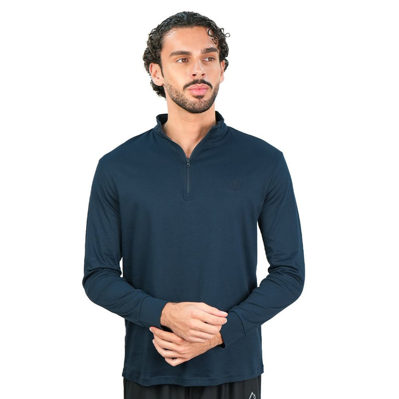 Giordano Men's Regular Liquid Touch Half - Zip Tee - first_variant_option_2 Premium Tee for Giordano