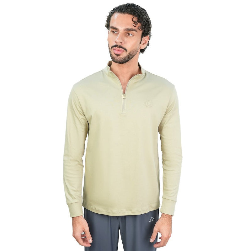 Giordano Men's Regular Liquid Touch Half - Zip Tee - first_variant_option_2 Premium Tee for Giordano