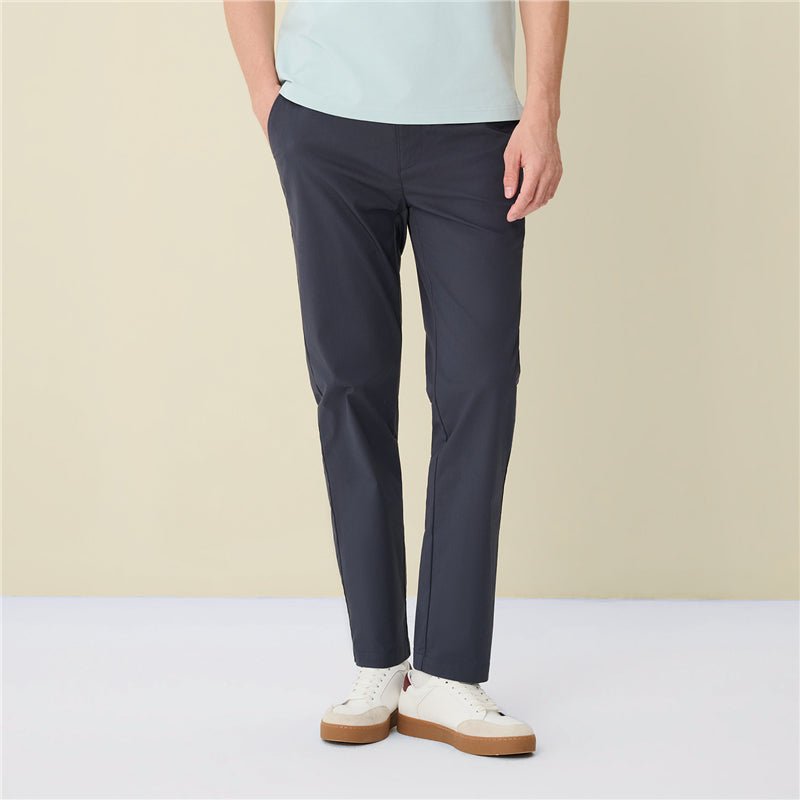 Giordano Men's Regular Taper Performance Khakis - first_variant_option_2 Premium Pants for Giordano