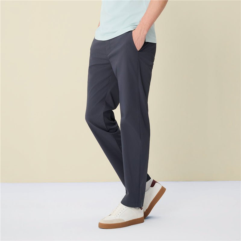 Giordano Men's Regular Taper Performance Khakis - first_variant_option_2 Premium Pants for Giordano