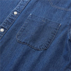 Giordano Men’s Relaxed Denim Long Sleeve Button Shirt - first_variant_option_2 Premium Shirt for Giordano