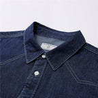 Giordano Men’s Relaxed Denim Long Sleeve Button Shirt - first_variant_option_2 Premium Shirt for Giordano