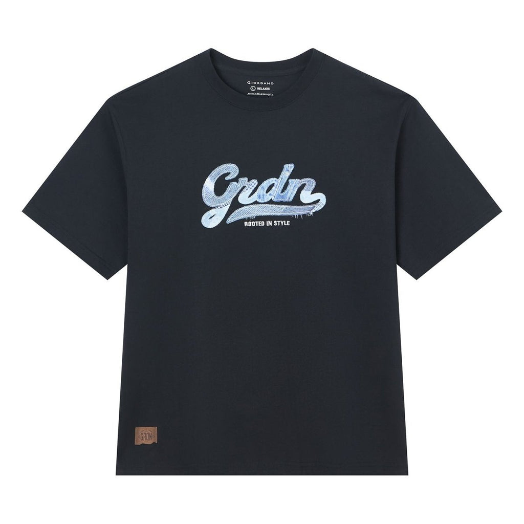 Giordano Men’s Relaxed Fit Cotton Graphic Tee - first_variant_option_2 Premium Print Tee for Giordano