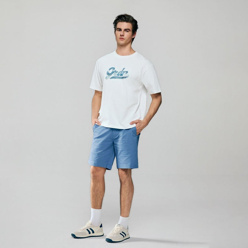 Giordano Men’s Relaxed Fit Cotton Graphic Tee - first_variant_option_2 Premium Print Tee for Giordano