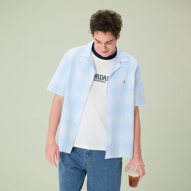 Giordano Men’s Relaxed Fit Cotton Ringer Tee - first_variant_option_2 Premium Print Tee for Giordano