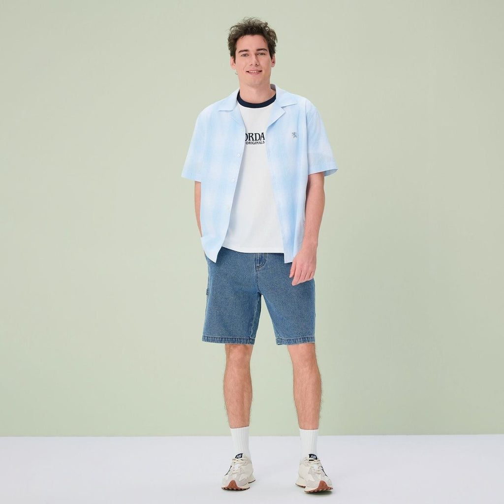 Giordano Men’s Relaxed Fit Cotton Ringer Tee - first_variant_option_2 Premium Print Tee for Giordano