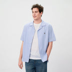 Giordano Men's Relaxed Fit Short Sleeve Lion Oxford Shirt - first_variant_option_2 Premium Shirts for Giordano